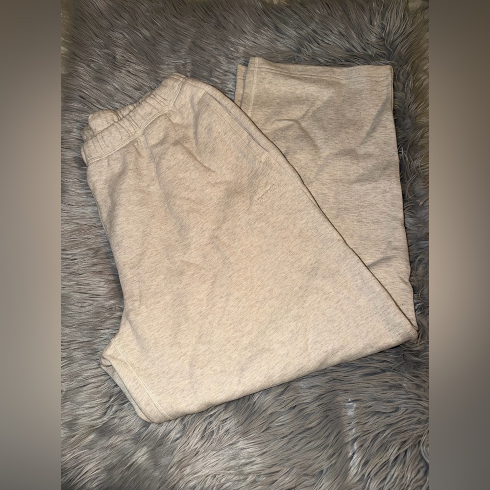 Skims cotton fleece straight leg pants